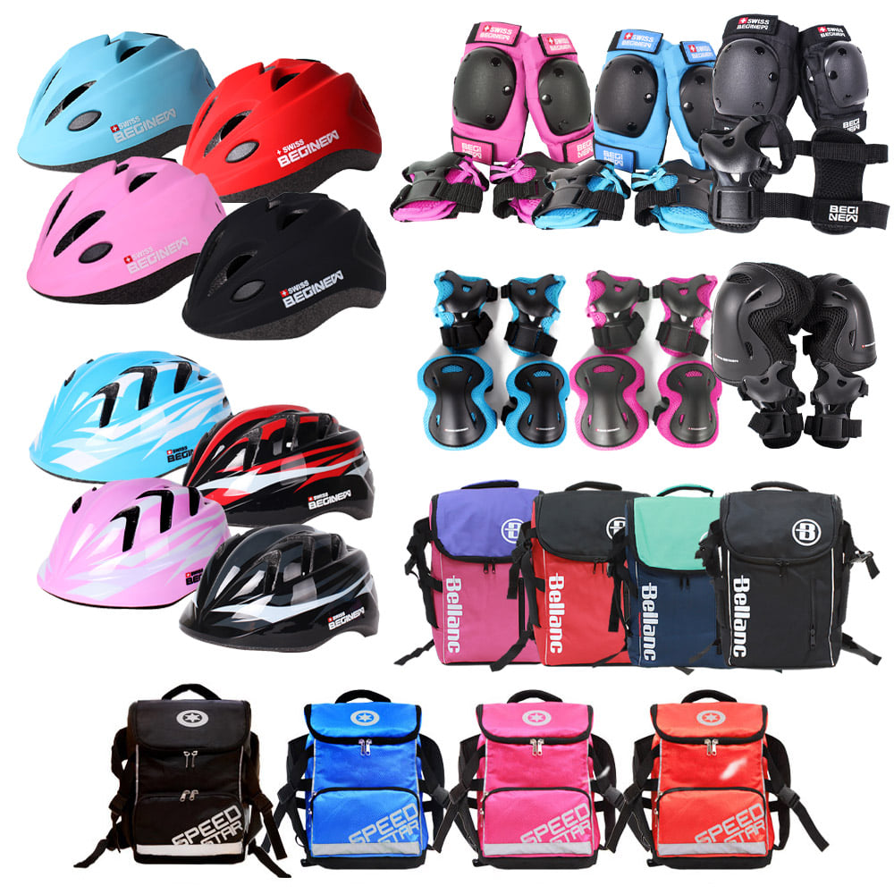 인라인 자전거 헬멧 보호대 가방 아동 성인 안전용품